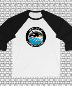 Seal Rock Oregon Coast Raglan Tee