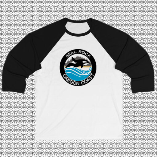 Seal Rock Oregon Coast Raglan Tee