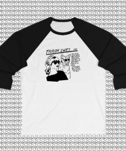 Sonic Youth Goo Parody Taylor Swift Raglan Tee