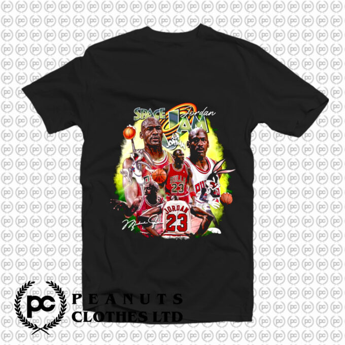 Space Jam Jordan 90s Bootleg Retro T Shirt