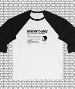 Stephen Amell Sinceriously Raglan Tee