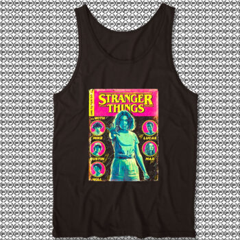 Stranger Things Comic Cover Unisex Tank Top