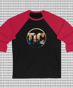 Superman DC Comics Logo Raglan Tee