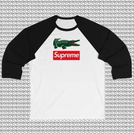 Supreme Lacoste Raglan Tee