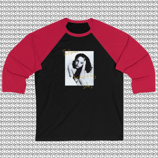 Supreme Sade Black Raglan Tee