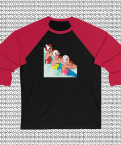 Supreme Summer Girls in a Pool Swimmers Raglan Tee