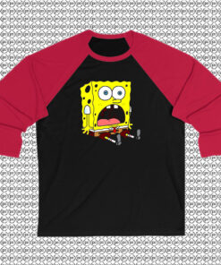 Surprised Spongebob Raglan Tee