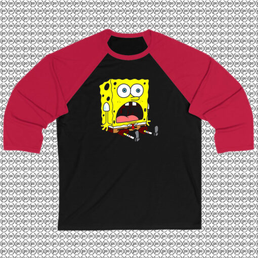 Surprised Spongebob Raglan Tee