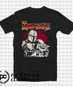 The Mandalorian Bounty Hunter And Child Star Wars T Shirt