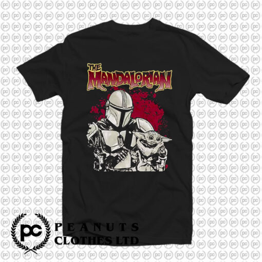 The Mandalorian Bounty Hunter And Child Star Wars T Shirt