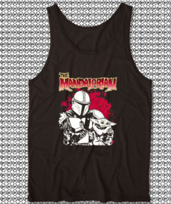 The Mandalorian Bounty Hunter And Child Star Wars Unisex Tank Top