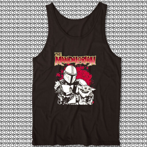 The Mandalorian Bounty Hunter And Child Star Wars Unisex Tank Top