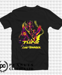 Thor Love And Thunder Collage Marvel Comics T Shirt