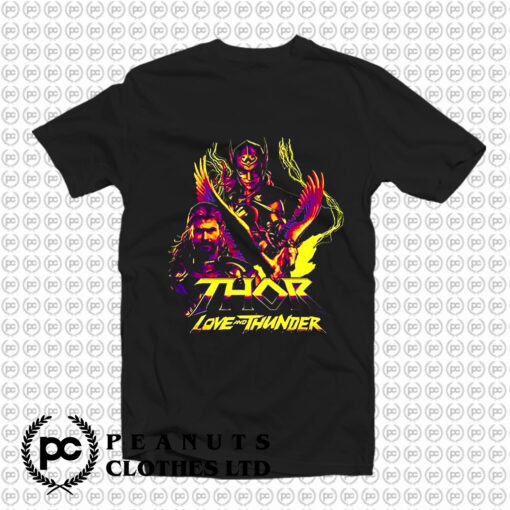 Thor Love And Thunder Collage Marvel Comics T Shirt