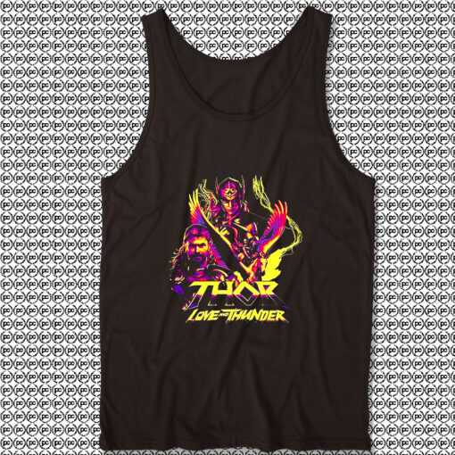 Thor Love And Thunder Collage Marvel Comics Unisex Tank Top