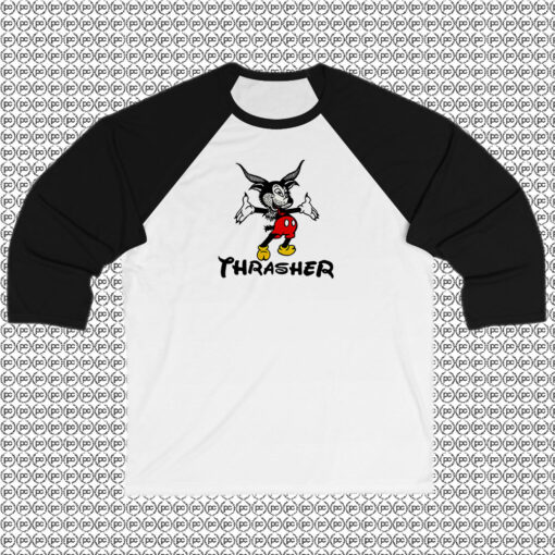 Thrasher Magazine Mouse Goat Raglan Tee