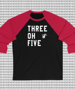 Three Oh Five Miami Heat Raglan Tee