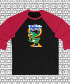 Tiny Toon Adventures Plucky Duck Raglan Tee