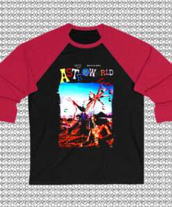 Travis Scott Astroworld Bootleg Raglan Tee