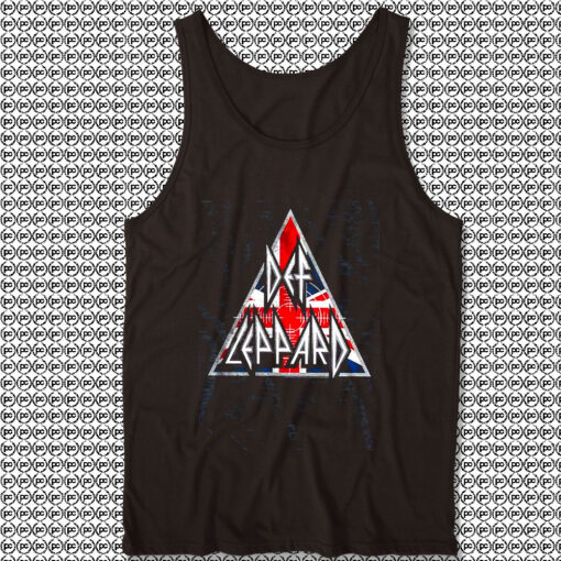 Triangle Def Leppard Unisex Tank Top