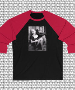 Tupac Shakur Marilyn Monroe Raglan Tee