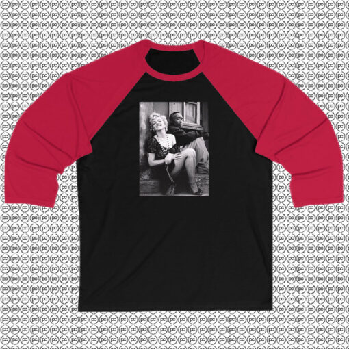 Tupac Shakur Marilyn Monroe Raglan Tee