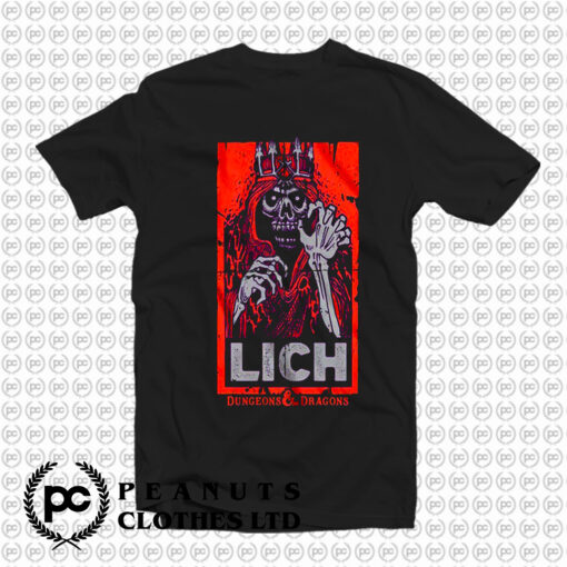 Vintage Lich Dungeons Dragons T Shirt