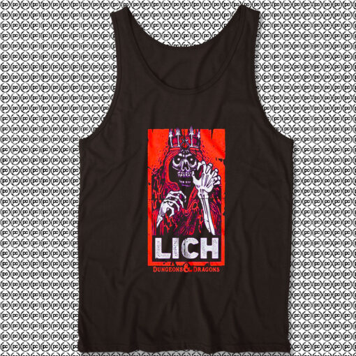 Vintage Lich Dungeons Dragons Unisex Tank Top