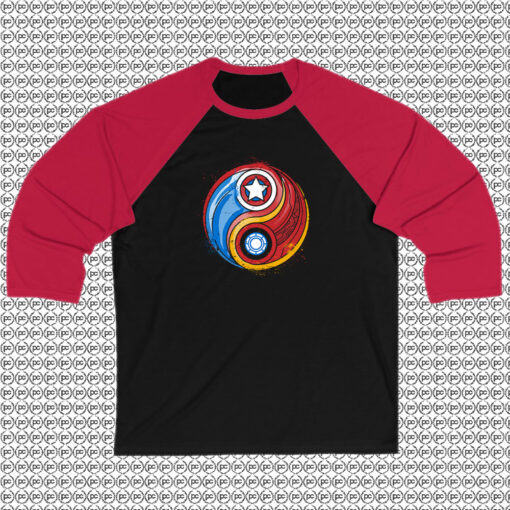 Ying Yang Steve Stark Raglan Tee