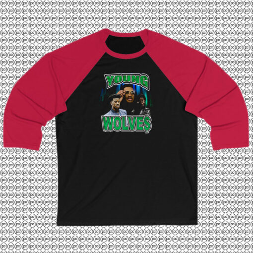 Young Wolves Remix Raglan Tee