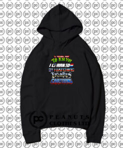 Black Everything I Need To Know Eighties Cartoons Hoodie