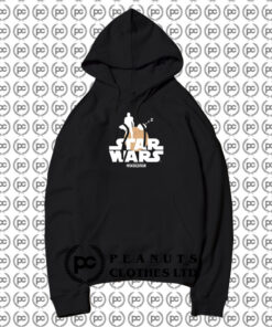 Bounty Hunter And Child Silhouettes Star Wars The Mandalorian Hoodie