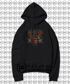 British Crest Def Leppard Hoodie