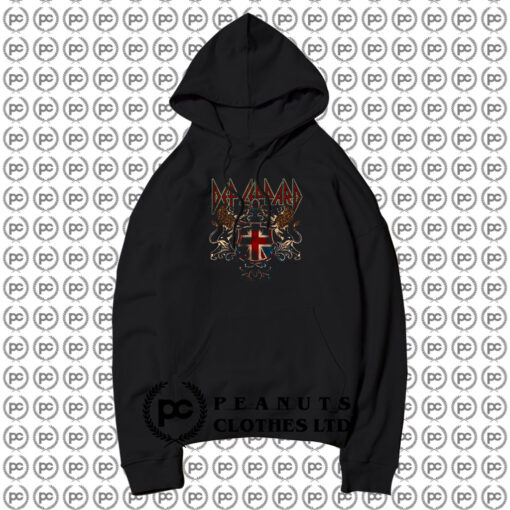 British Crest Def Leppard Hoodie