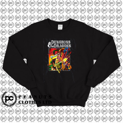 Cartoon Characters Dungeons Dragons Sweatshirt