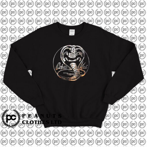 Faux Chrome Logo Cobra Kai Sweatshirt