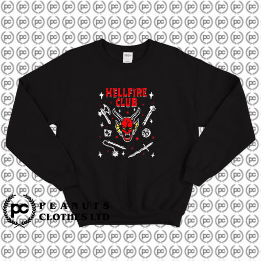 Hellfire Club Symbols Stranger Things Sweatshirt