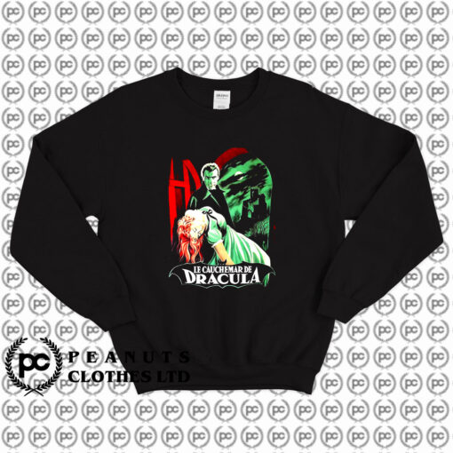 Horror Of Dracula Classic Horror Sweatshirt