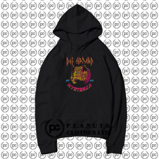 Hysteria 87 88 Tour Def Leppard Hoodie