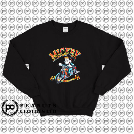 MICKEY Est. American Classic 1928 Motorbike Sweatshirt