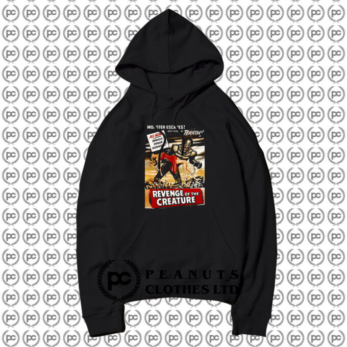 Revenge Of The Creature Horror Vintage Hoodie