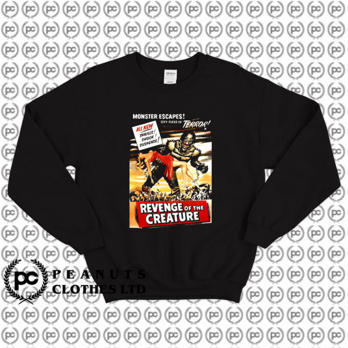 Revenge Of The Creature Horror Vintage Sweatshirt