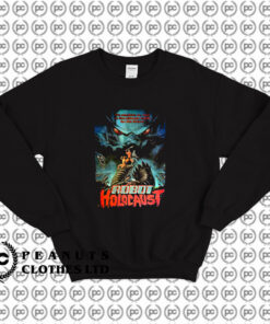 Robot Holocaust Horror Vintage Sweatshirt