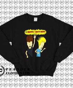 Rockin Out Beavis And Butt Head Sweatshirt