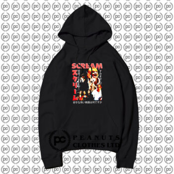 Scream Collage Boyfriend Fit Girls Hoodie