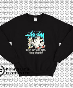 Vinatage Stussy Godzilla Sweatshirt