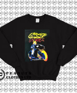 Vintage Marvel Comic Images Ghost Rider Sweatshirt