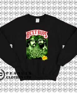 BEST BUDS Cheech And Chong Smoke Together Vintage Sweatshirt