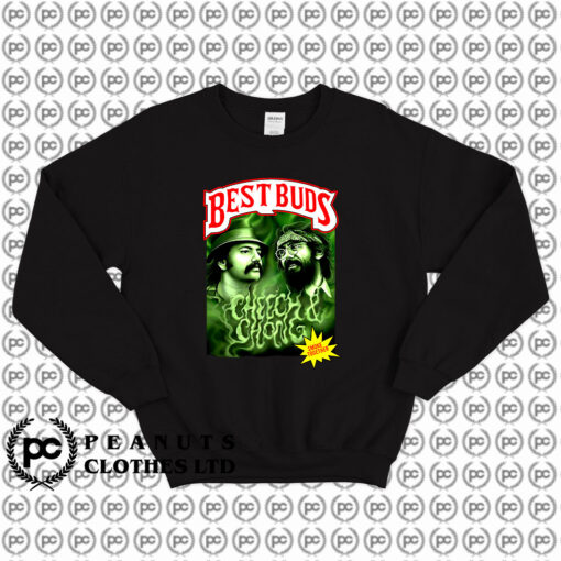 BEST BUDS Cheech And Chong Smoke Together Vintage Sweatshirt