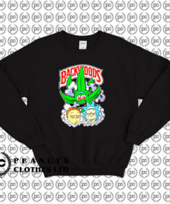 Backwoods Rick Morty Marijuana Vintage Sweatshirt